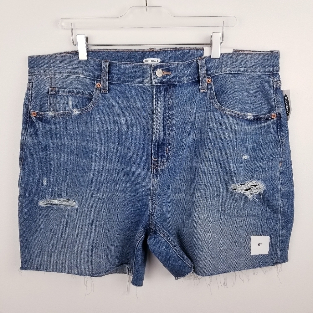 Old Navy Distressed Denim Jean Shorts NWT